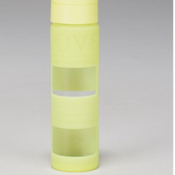 Lululemon Pure Focus Glass Water Bottle Sheer Lemon - Picture 5 of 9